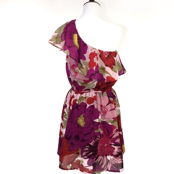 ❤️SOLDFIRE Los Angeles One Shoulder Blouson Dress - Picture 4 of 6